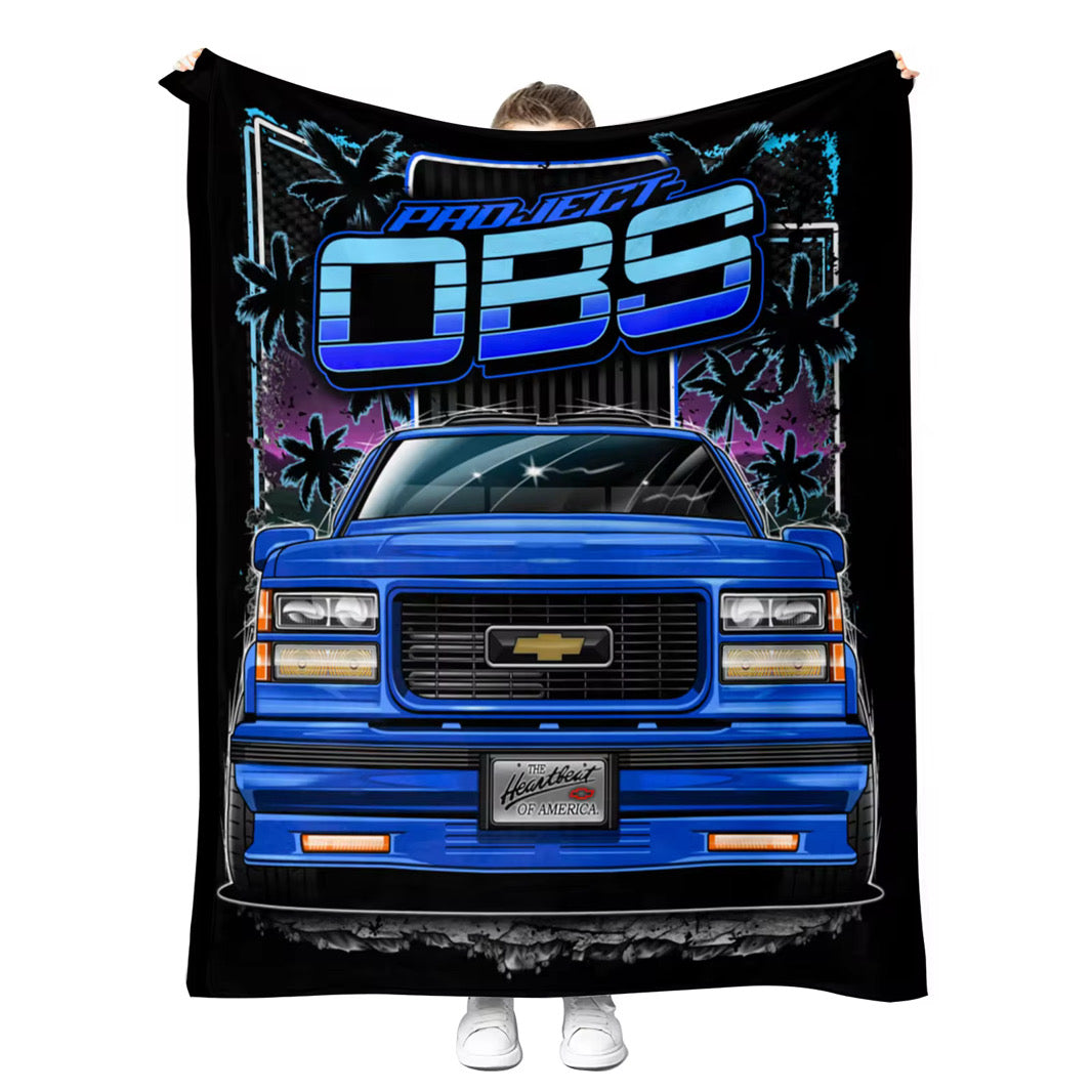 90's STYLE OBS BLANKET - BLUE