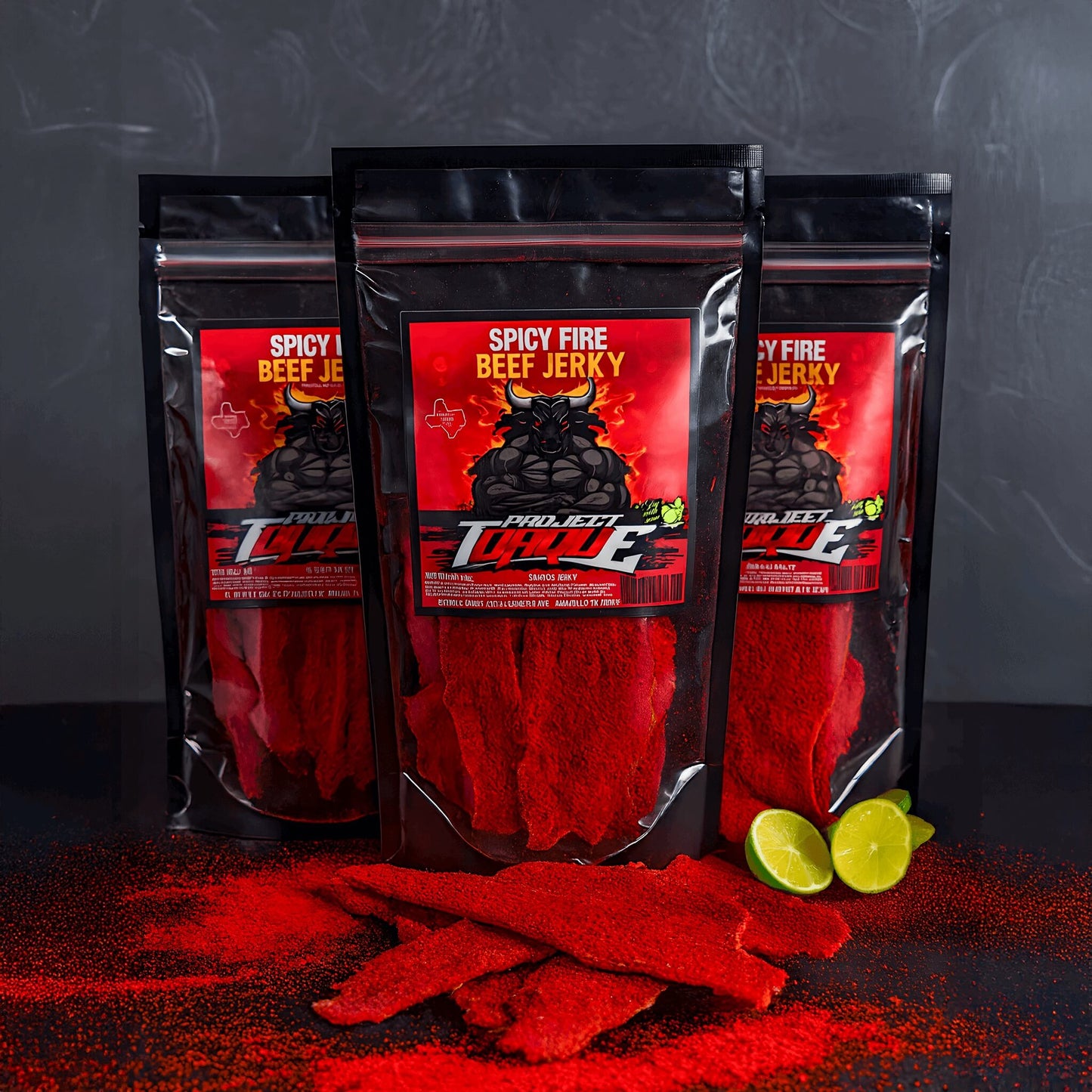 SPICY FIRE BEEF JERKY (CARNE SECA)