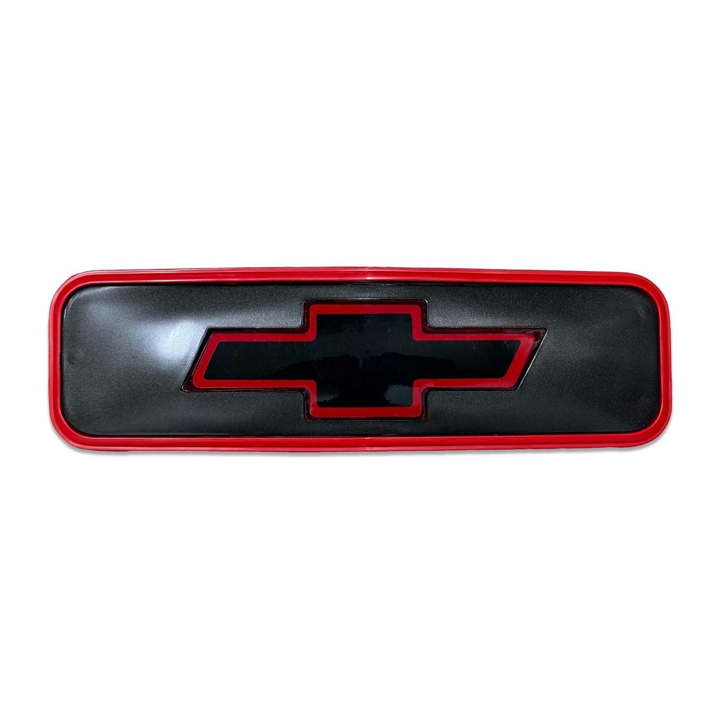 CHEVY OBS EMBLEM - BLACK/RED