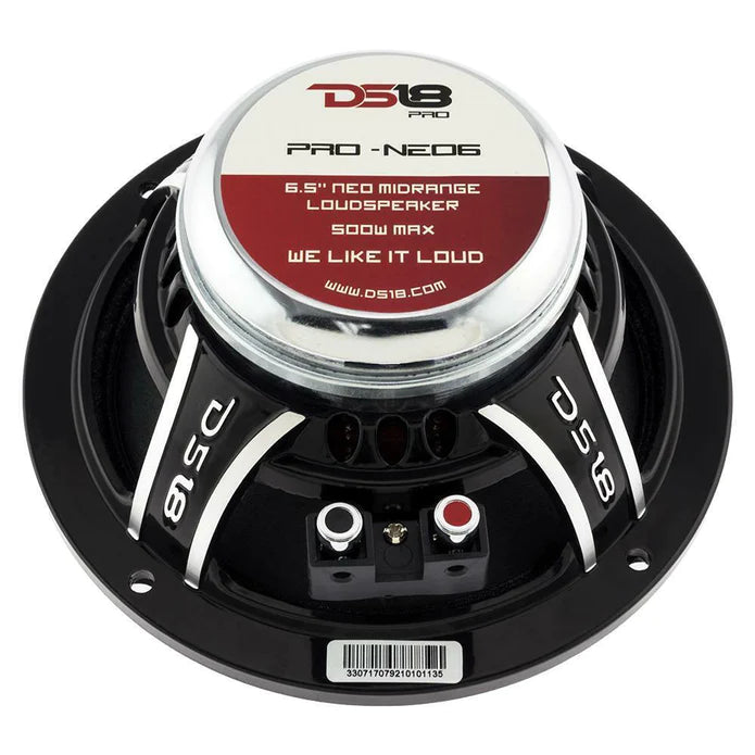 DS18 PRO-NEO6 6.5” 4OHM 500W MAX 250W RMS