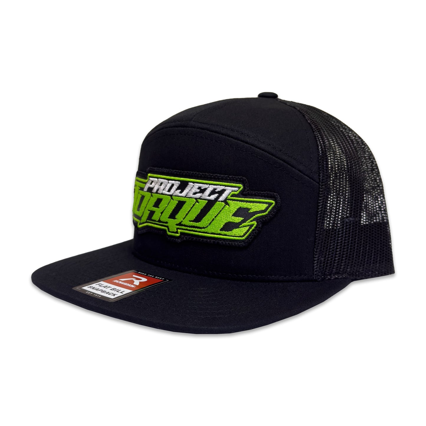 EDGE LOGO MESH SNAPBACK – GREEN/WHITE