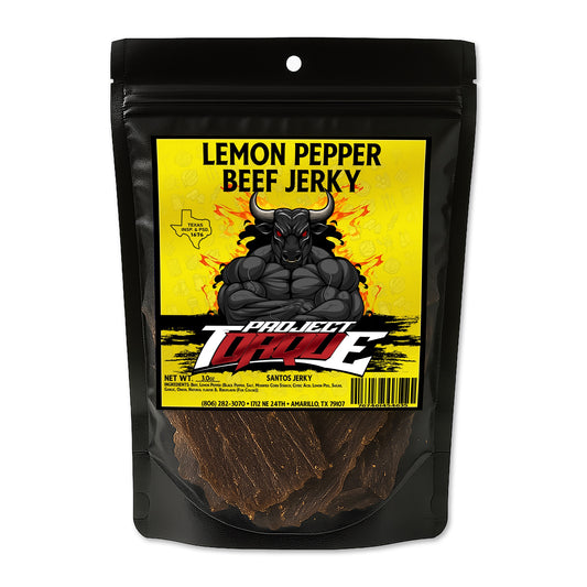 LEMON PEPPER BEEF JERKY (CARNE SECA)