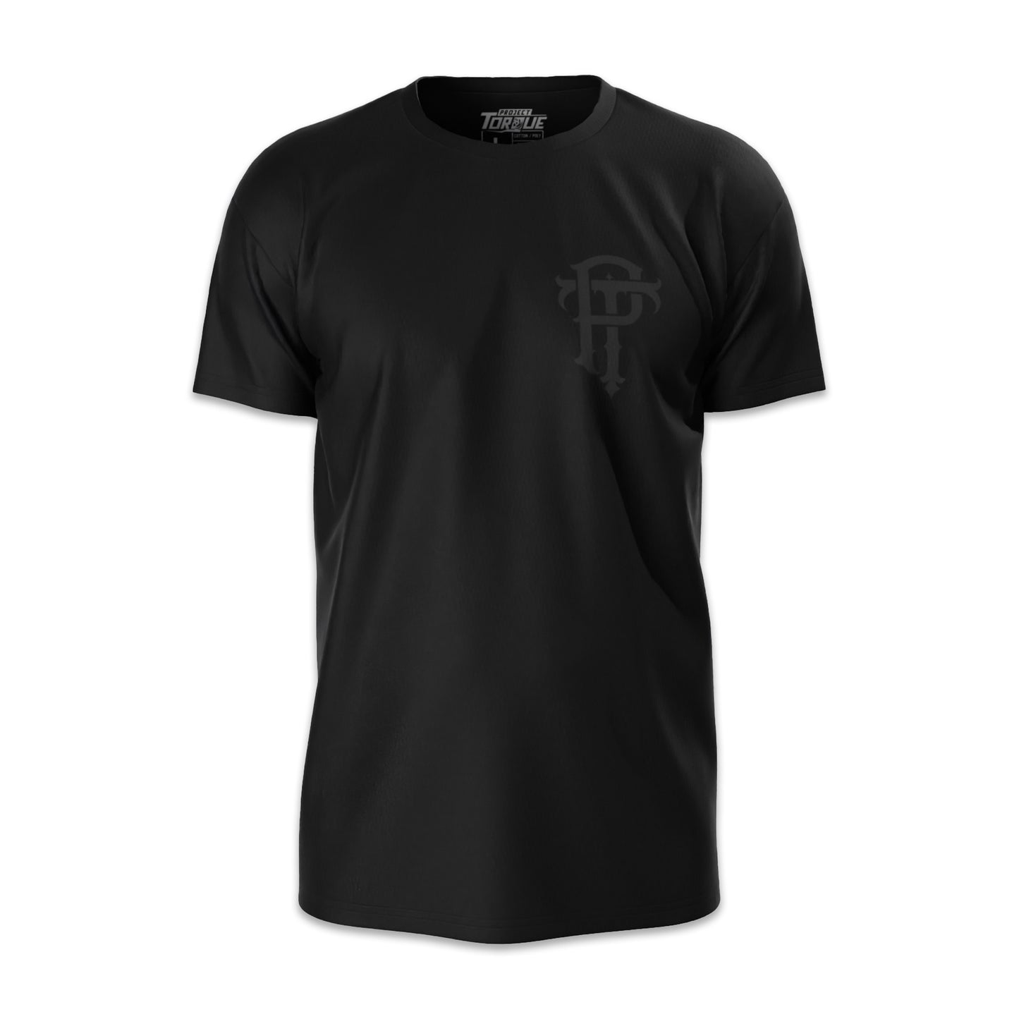 CLASSIC TORQUE TRIPLE BLACK LOGO T-SHIRT
