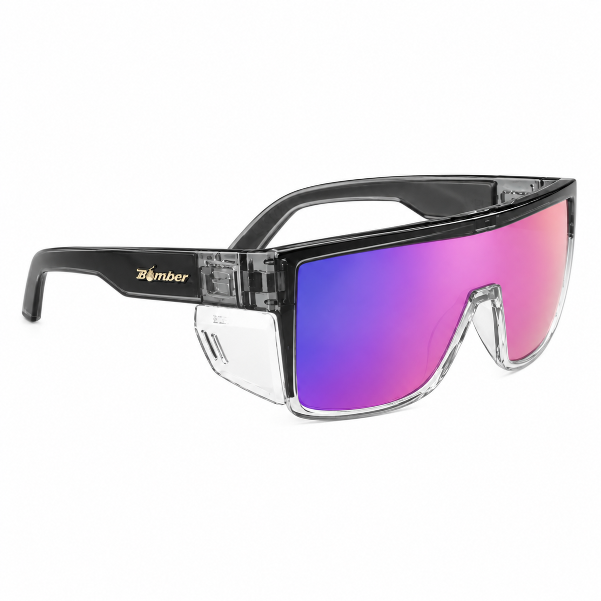 Buzz-Bomb Polarized Safety Glasses - Purple