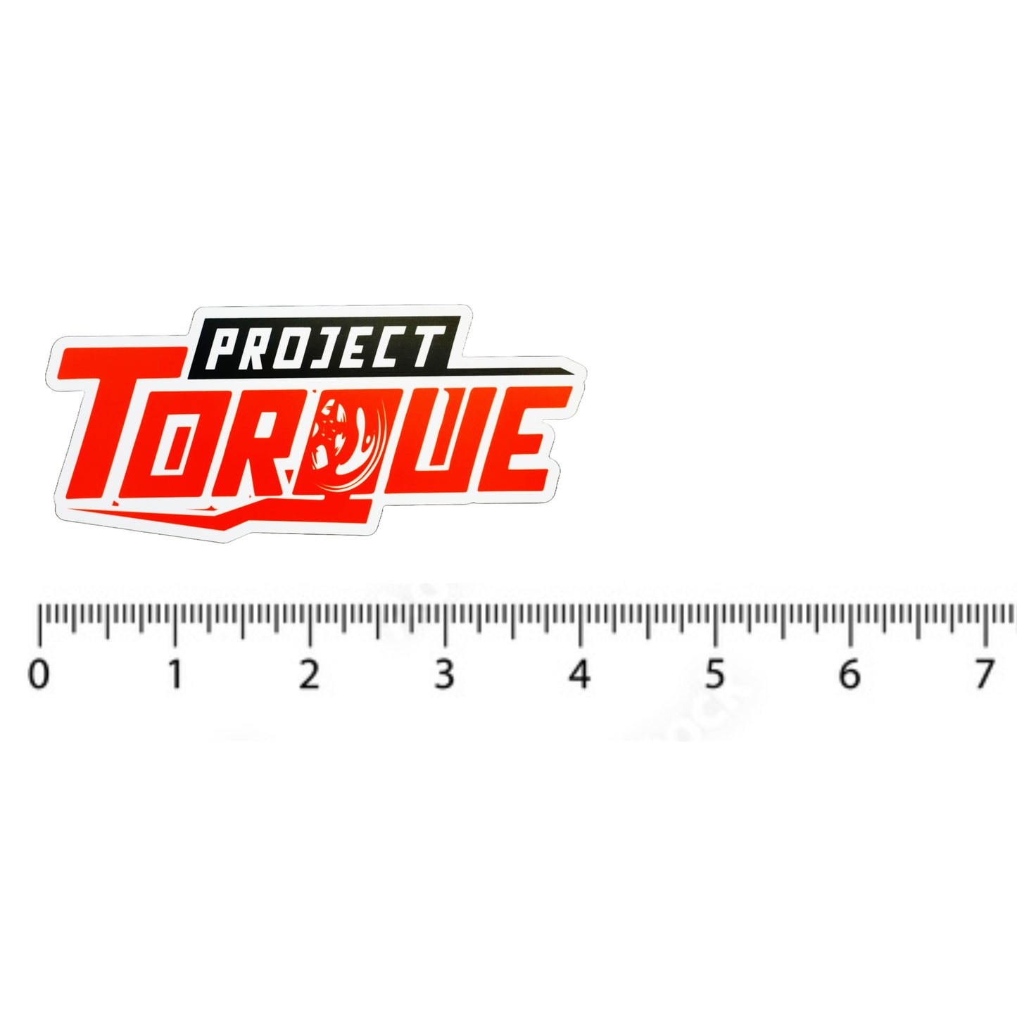 RED SMALL PROJECT TORQUE DECAL