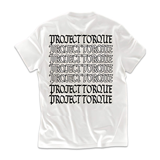 WHITE PROJECT TORQUE T-SHIRT