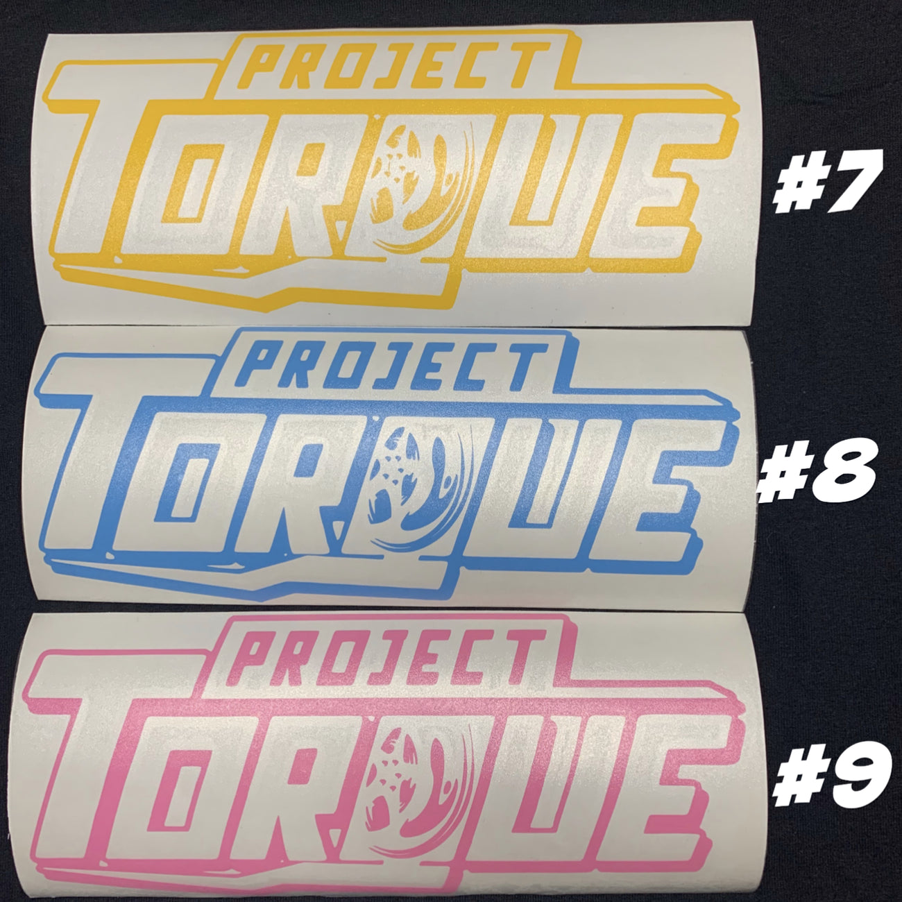 PROJECT TORQUE OUTLINE DECAL