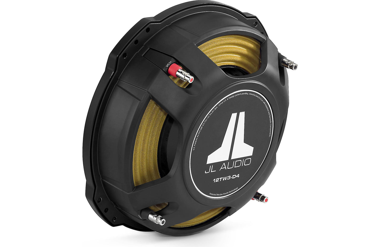 JL Audio 12TW3-D4 12" Subwoofer – 400W RMS Dual 4-Ohm Voice Coils
