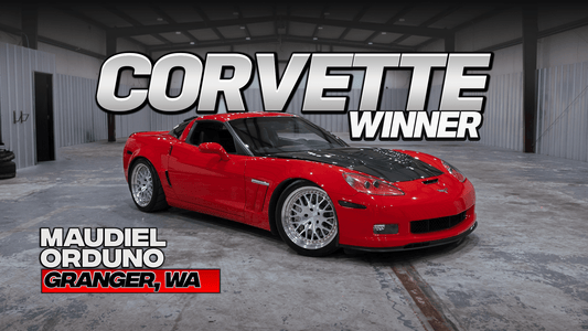 CORVETTE GIVEAWAY WINNER