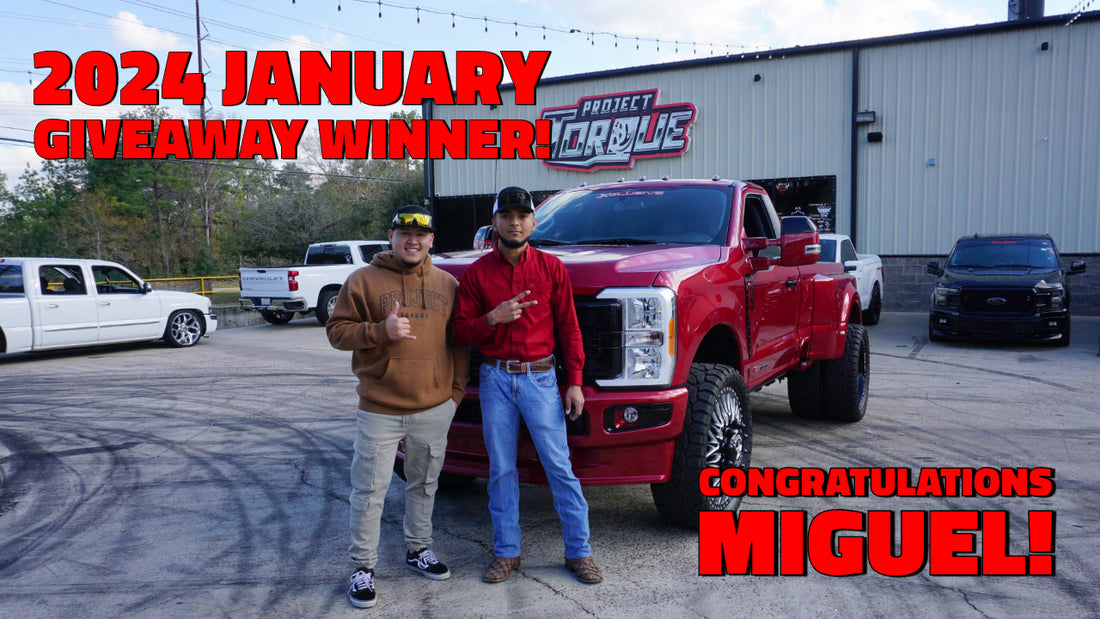 Project Torque's January 2024 Giveaway Winner!
