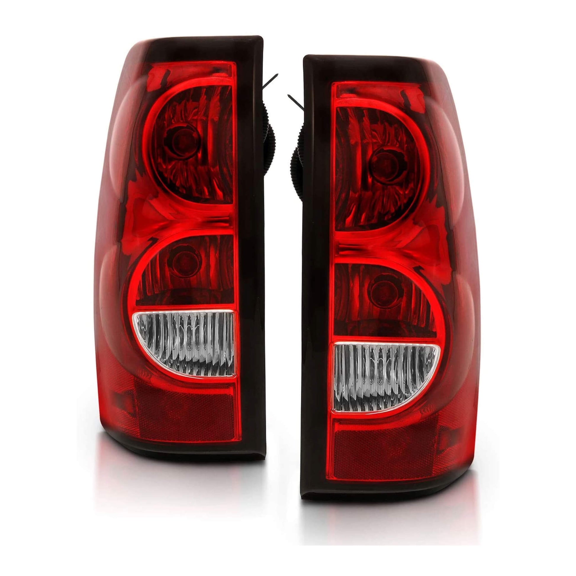 1999-2006 Chevy Silverado | OE Style Ruby Red Taillights Rear Brake La ...