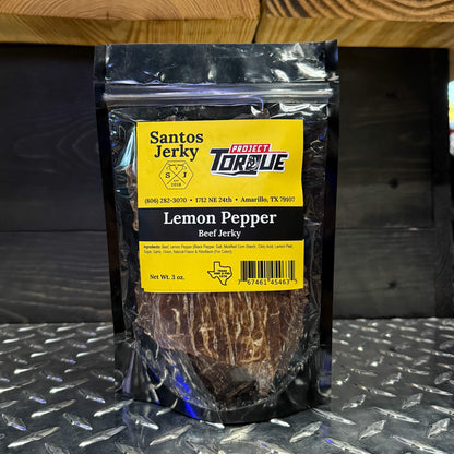 LEMON PEPPER BEEF JERKY (CARNE SECA)