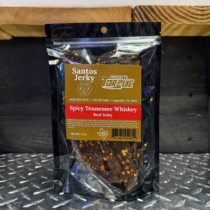 SPICY TENNESSEE WHISKEY BEEF JERKY (CARNE SECA)