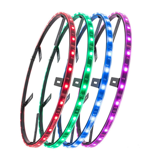 4pc 17" Color LED Wheel Ring Accent Light Kit