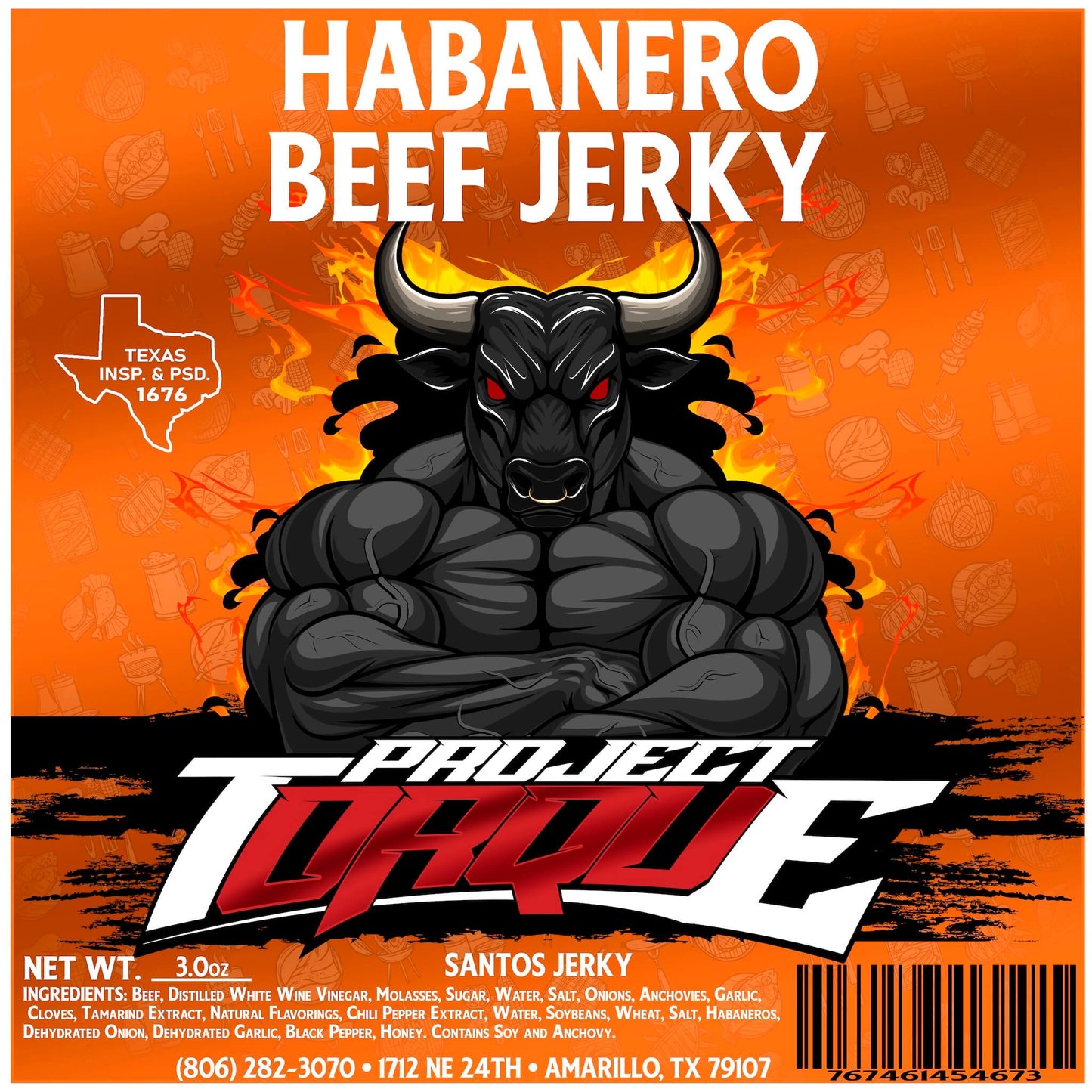 HABANERO BEEF JERKY (CARNE SECA)