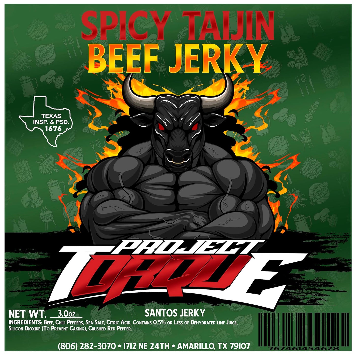 SPICY TAJIN BEEF JERKY (CARNE SECA)