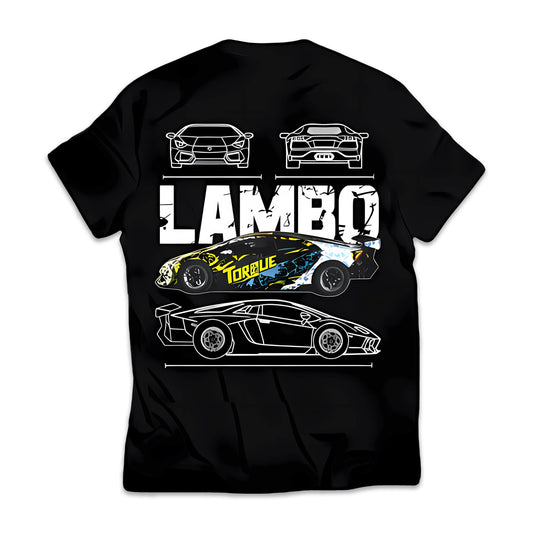 BLACK LAMBO T-SHIRT