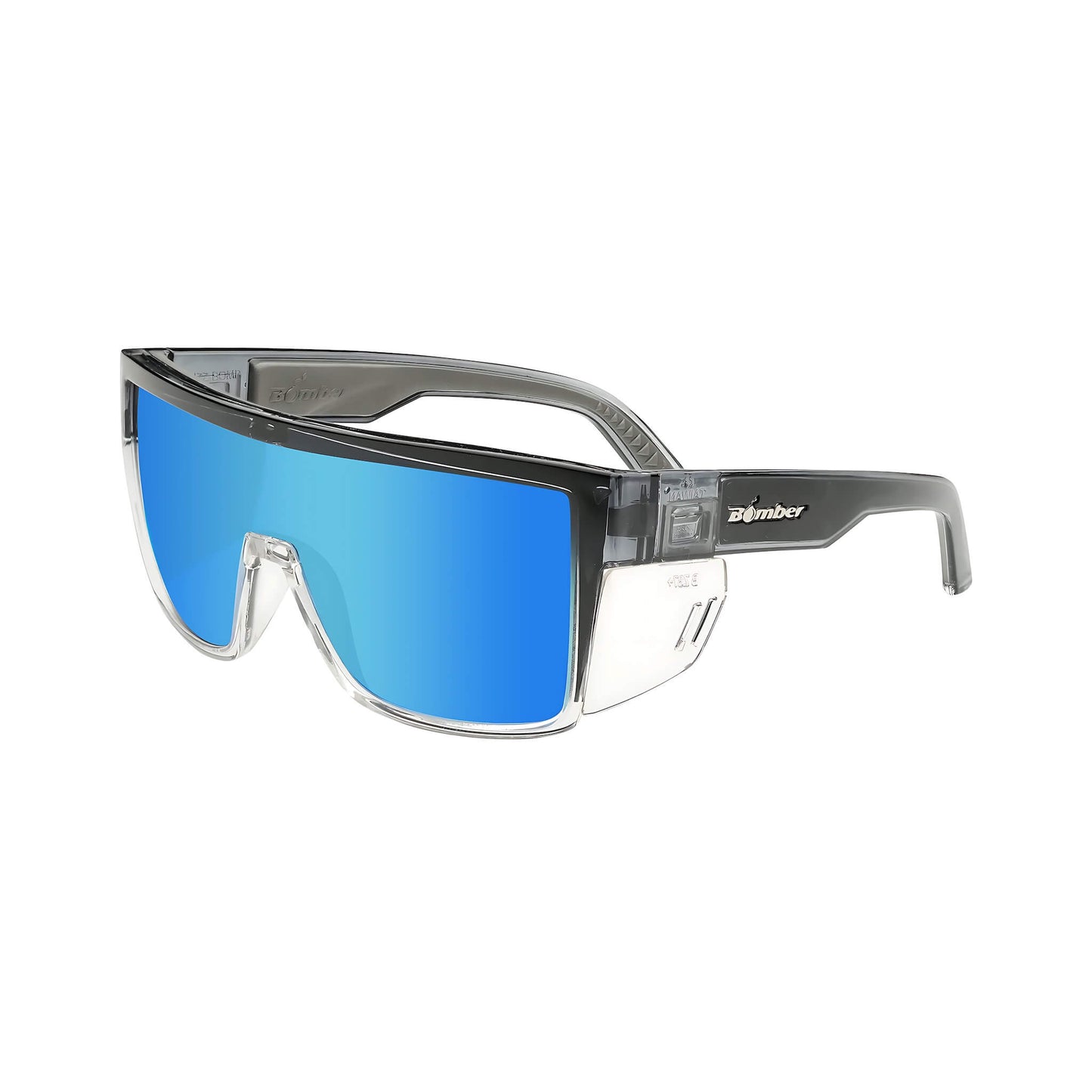 Buzz-Bomb Non-Polarized Safety Glasses - Ice Blue