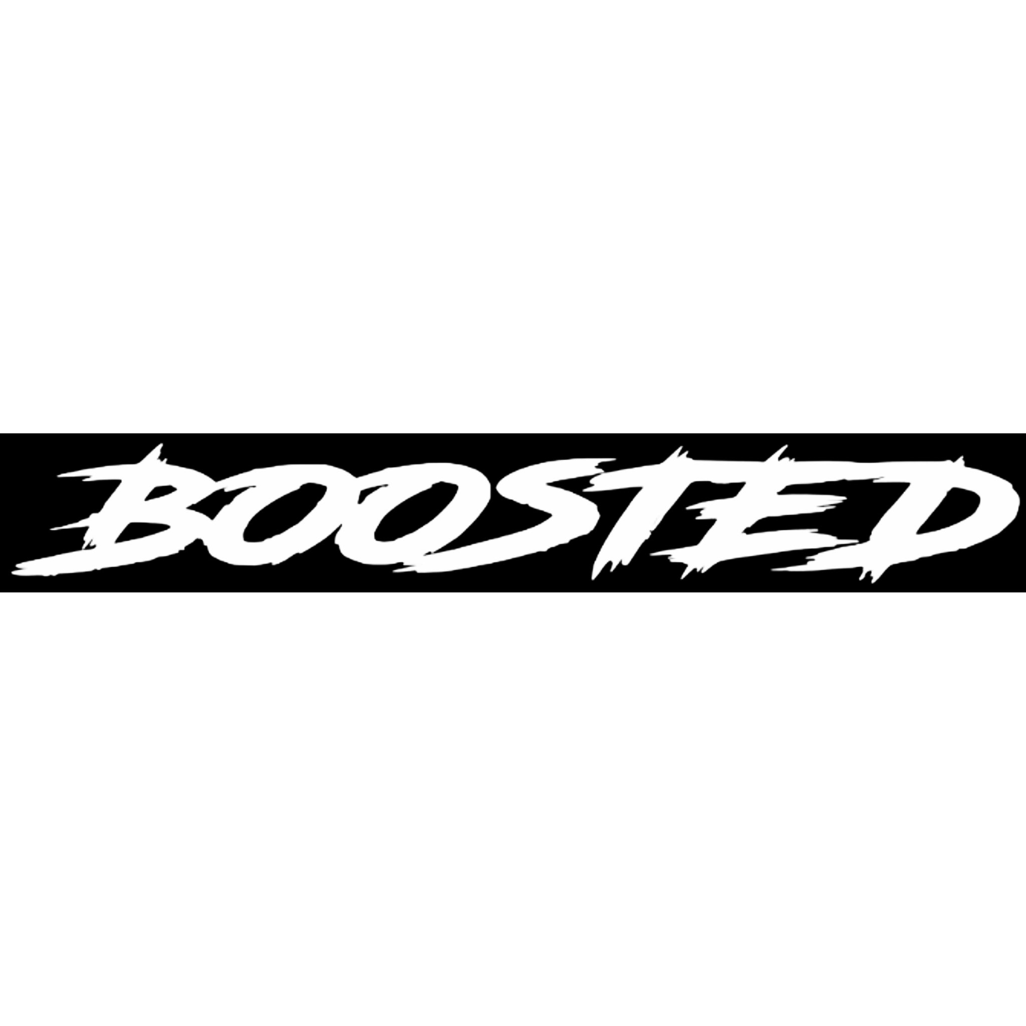 Boosted Rear Window Sticker BOOSTED WINDSHIELD DECALS – Project Torque