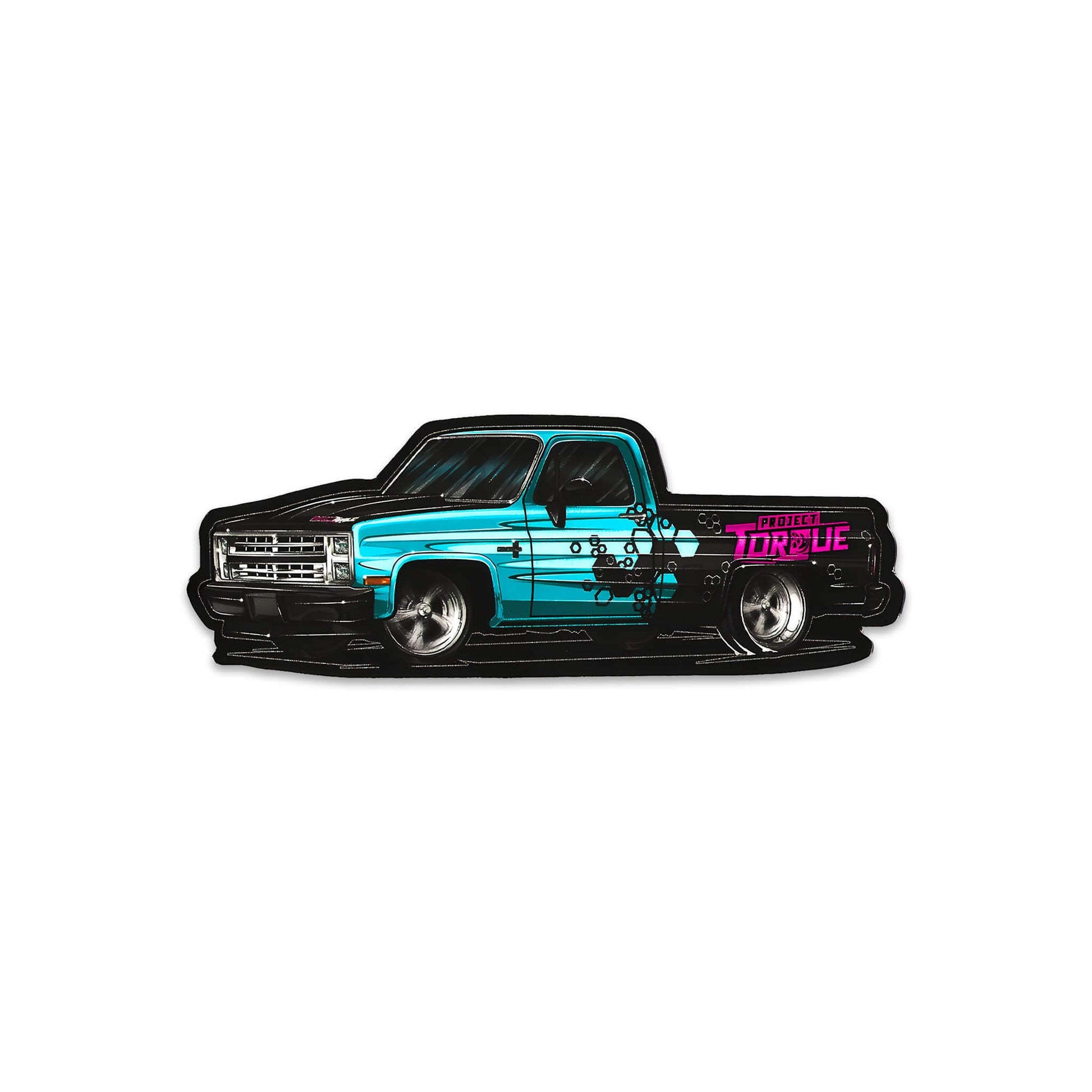 C10 Decal Miami Color Scheme