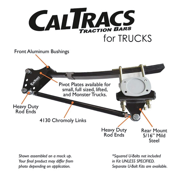 Chevrolet & GMC C10 (1973-1987) CalTracs Truck Traction Bars 3200 ...