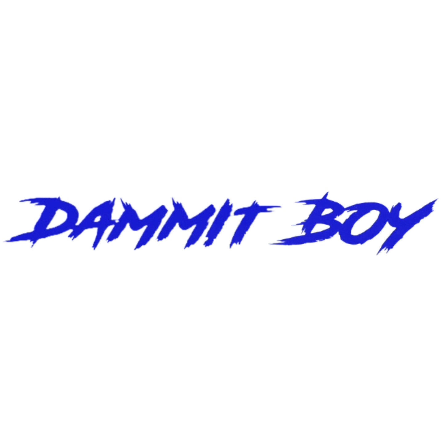 "DAMMIT BOY" WINDSHIELD DECAL
