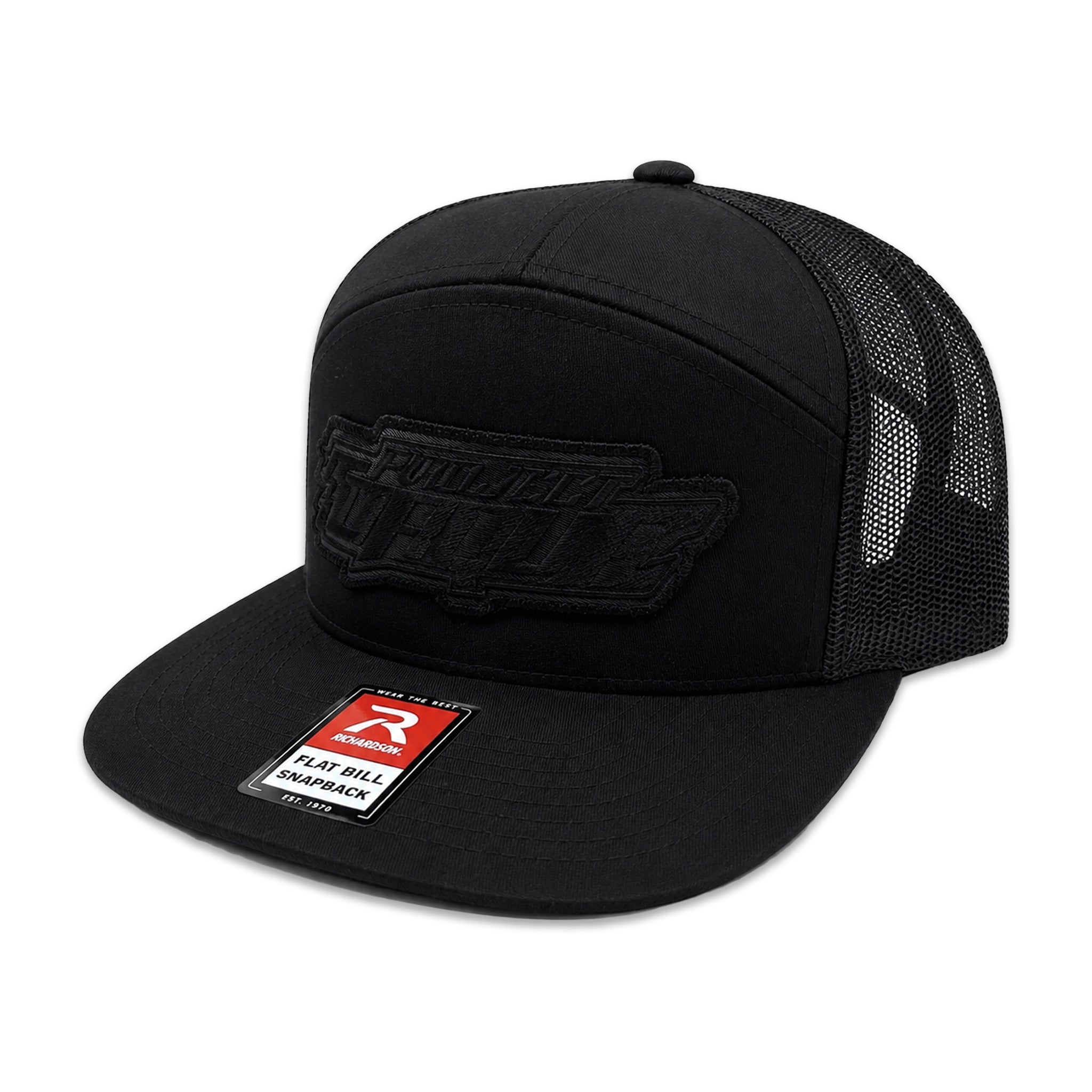 EDGE LOGO MESH SNAPBACK – BLACK – Project Torque