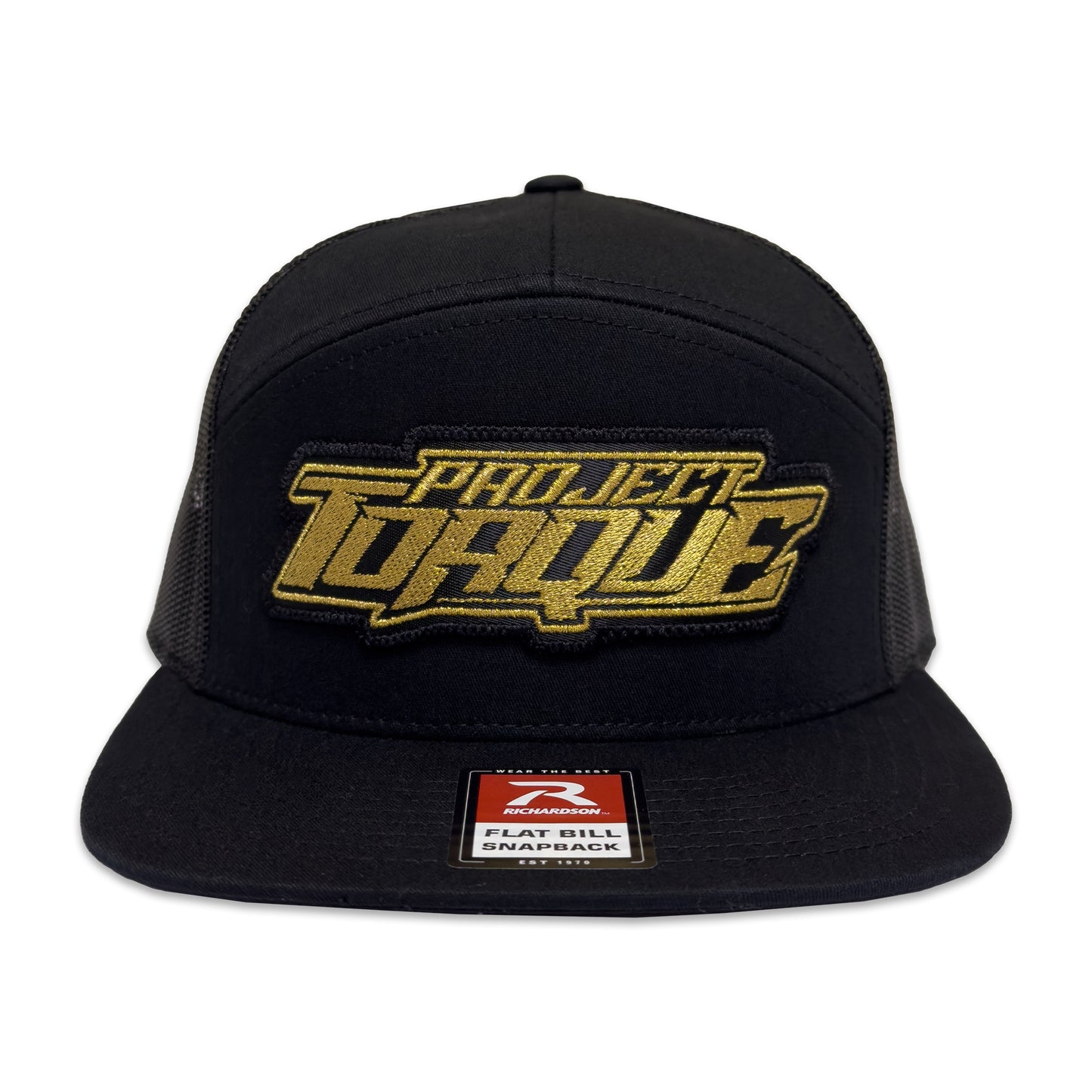 EDGE LOGO MESH SNAPBACK – GOLD