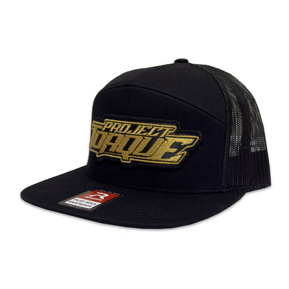 EDGE LOGO MESH SNAPBACK – GOLD