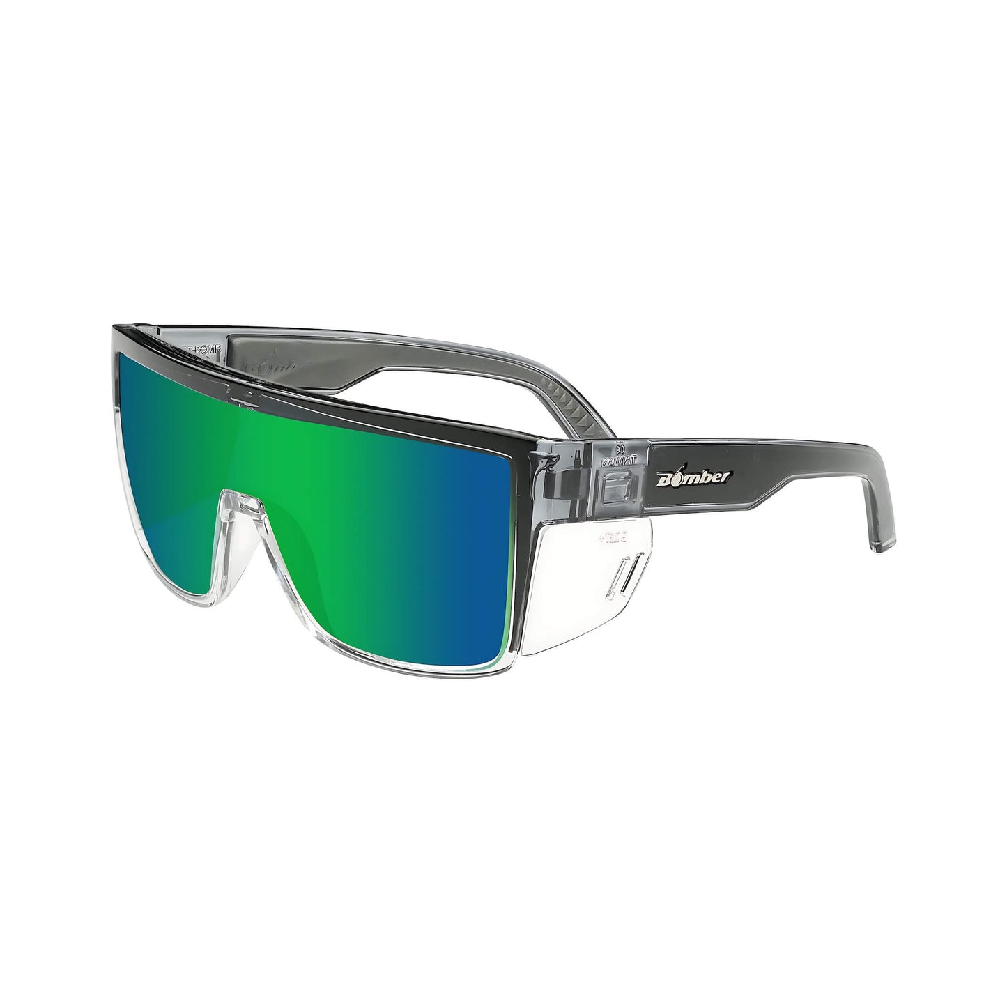 Buzz-Bomb Polarized Safety Glasses - Green