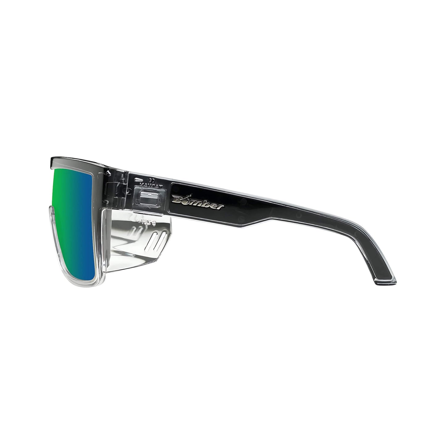 Buzz-Bomb Polarized Safety Glasses - Green