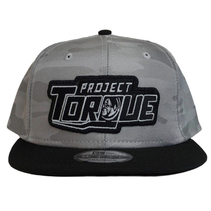 HEATHER GREY CAMO SNAPBACK
