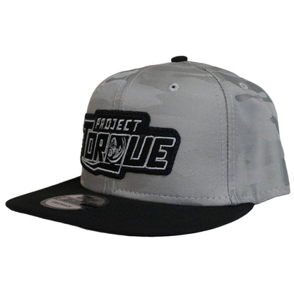 HEATHER GREY CAMO SNAPBACK