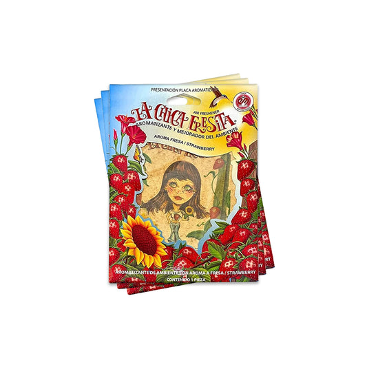 La Chica Fresita Air Freshener - 3pk