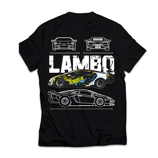 BLACK LAMBO T-SHIRT