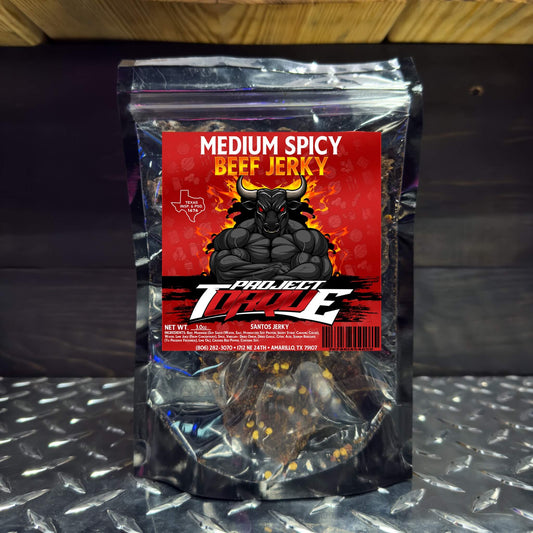 MEDIUM SPICY BEEF JERKY (CARNE SECA)