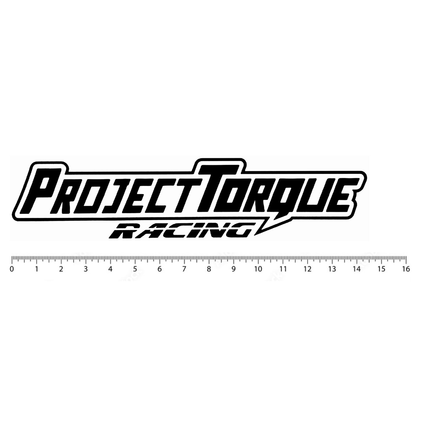 PROJECT TORQUE RACING DECAL 15'