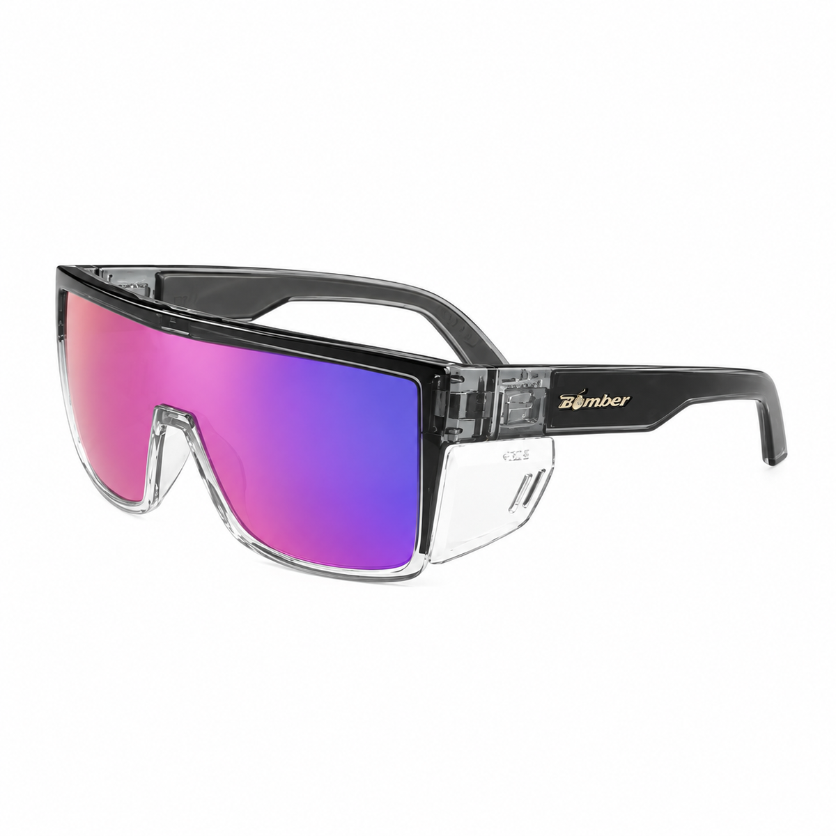 Buzz-Bomb Polarized Safety Glasses - Purple