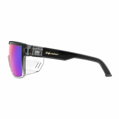 Buzz-Bomb Polarized Safety Glasses - Purple