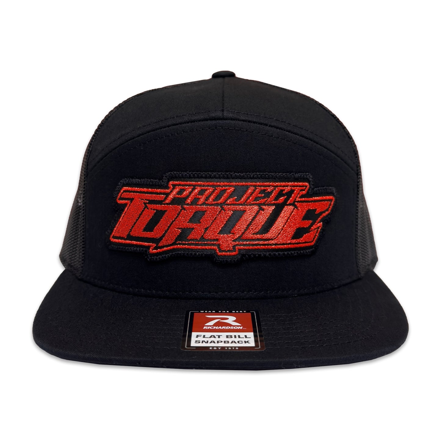 EDGE LOGO MESH SNAPBACK – RED