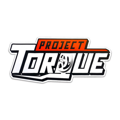 RED AND WHITE PROJECT TORQUE DECAL