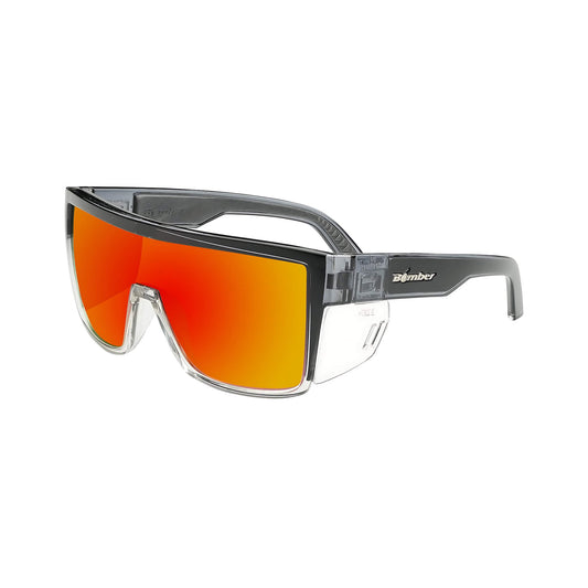 Buzz-Bomb Non-Polarized Safety Glasses - Fire Red