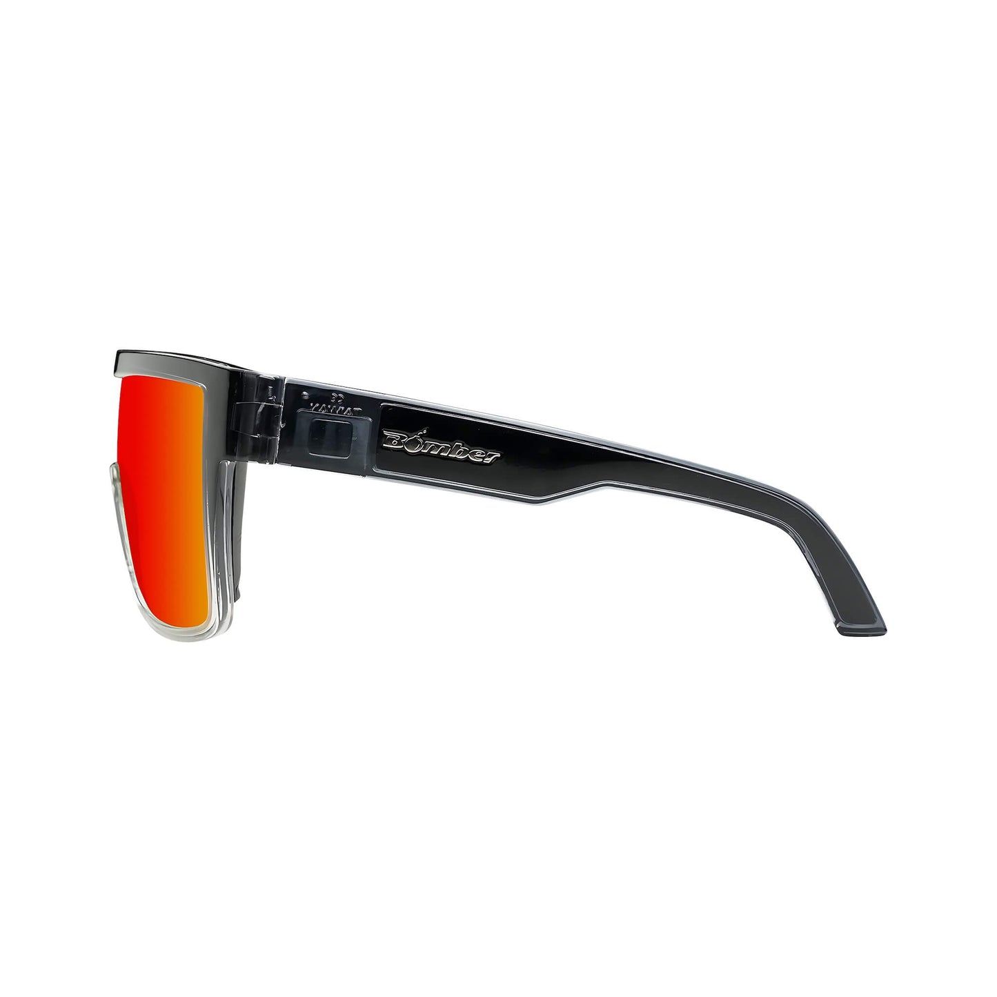 Buzz-Bomb Non-Polarized Safety Glasses - Fire Red