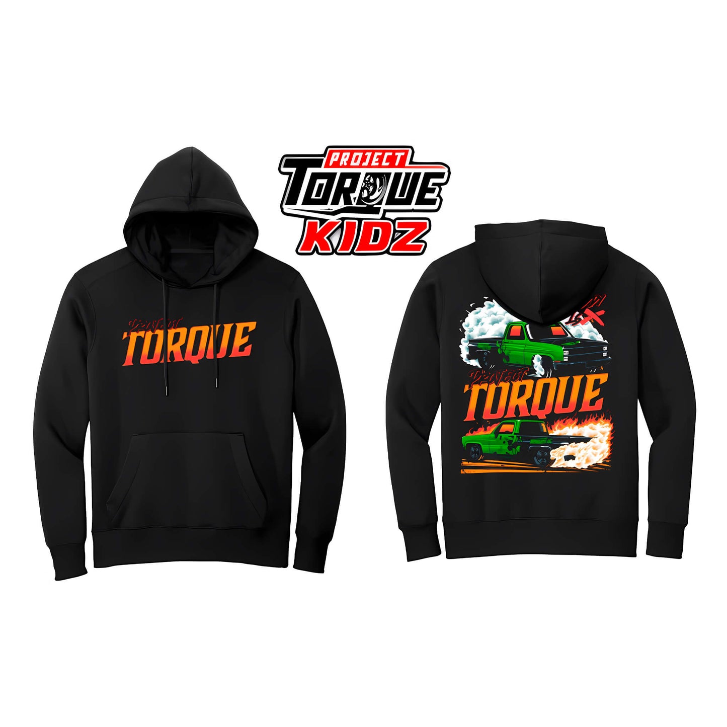 RETRO GREEN MACHINE YOUTH HOODIE