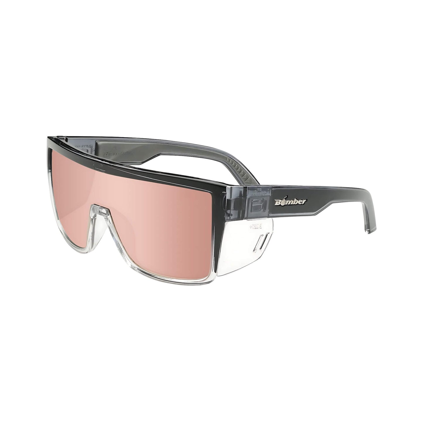 Buzz-Bomb Polarized Safety Glasses - Rose Gold