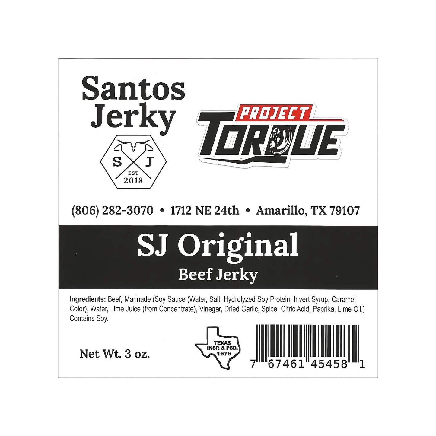 SJ ORIGINAL BEEF JERKY (CARNE SECA)