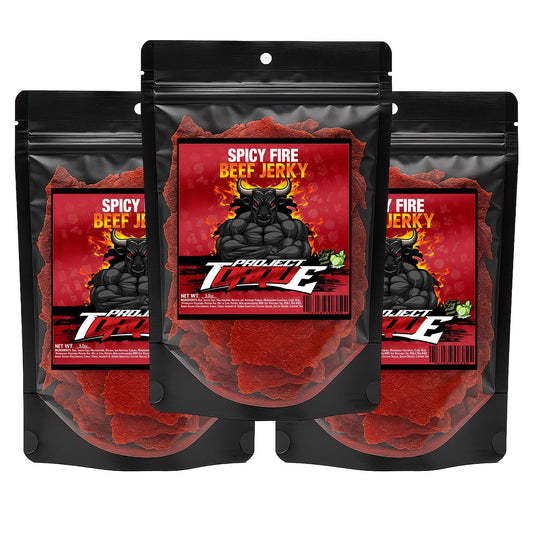 SPICY FIRE BEEF JERKY – 3 PACK BUNDLE