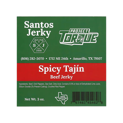 SPICY TAJIN BEEF JERKY (CARNE SECA)