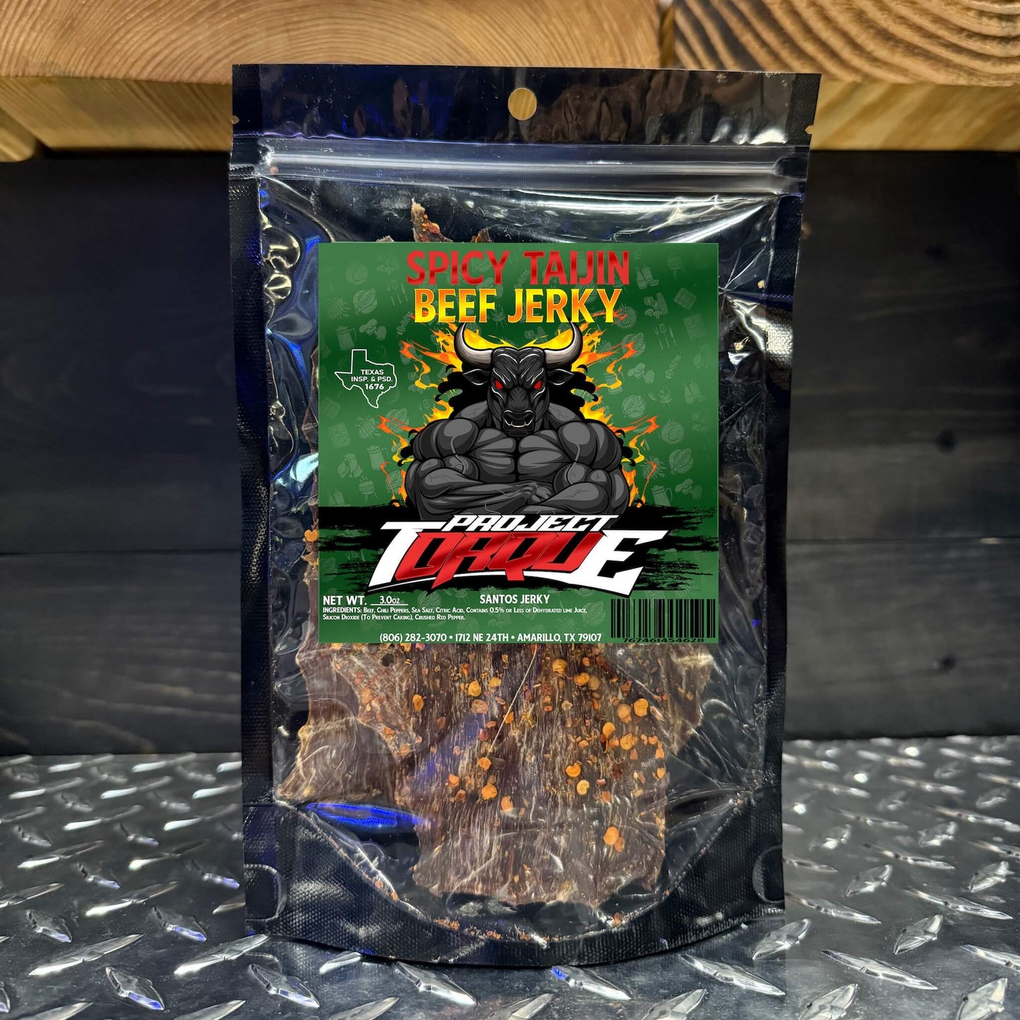 SPICY TAJIN BEEF JERKY (CARNE SECA)