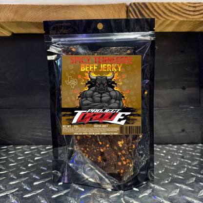 SPICY TENNESSEE WHISKEY BEEF JERKY (CARNE SECA)